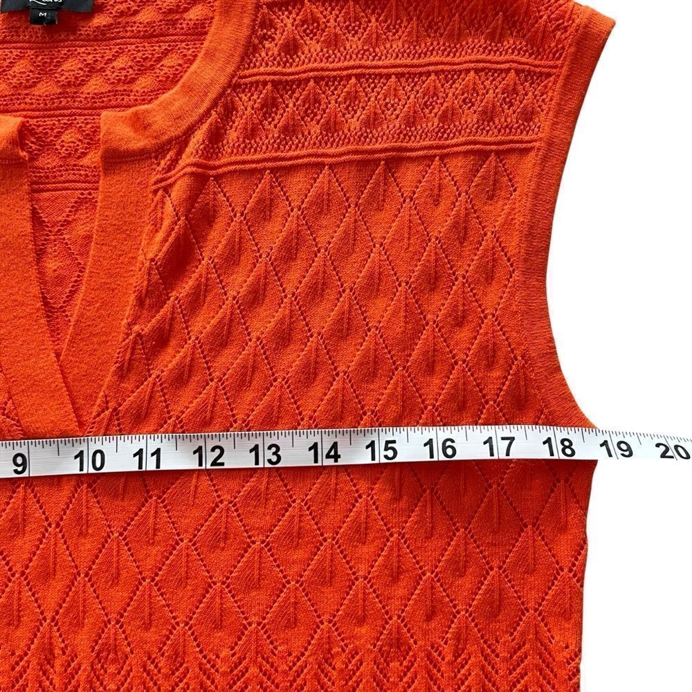 Rails Crochet Knit Ashley Dress In Arancione - Picture 8 of 11